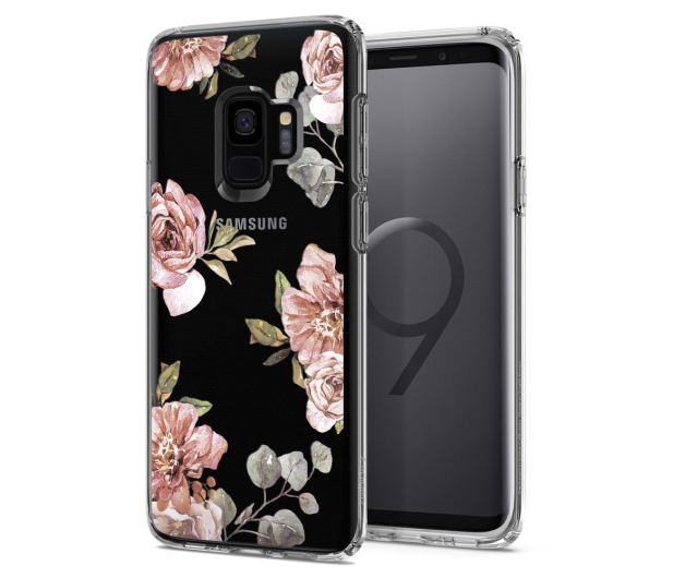 Etui Liquid Crystal Blossom do Samsung Galaxy S9 kwiatowe - 417836 - zdjęcie